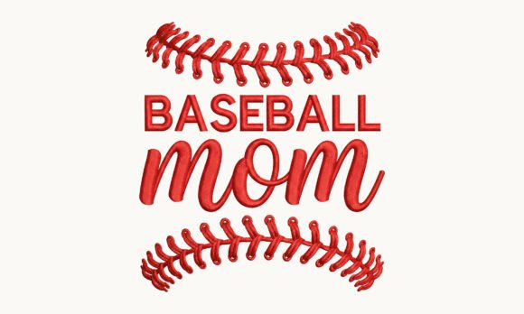 Download Baseball Mom Embroidery Design PNG - Mom Collection