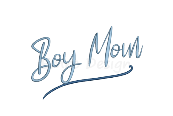 Download Boy Mom Embroidery Design - Mom Collection