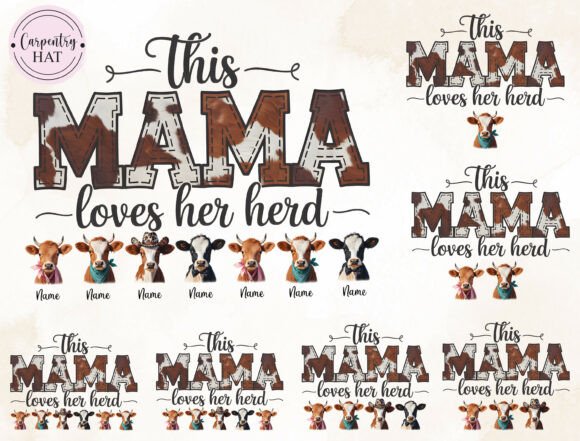 Download Personalized Cow Western Mom Sublimation - Mom Collection