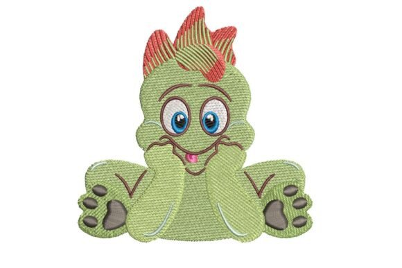 Download Cute Baby Dino, Nursery Embroidery - Premium Resources