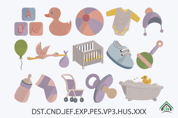 Download Baby Nursery Embroidery Design Bundle - Nursery embroidery Collection