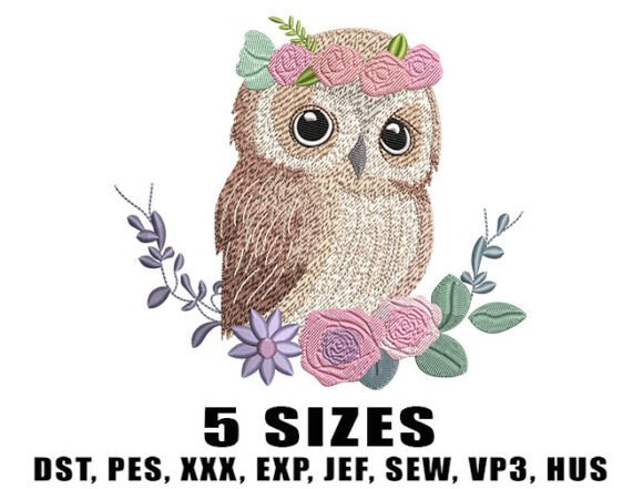 Download Boho Owl Nursery Embroidery Design - Premium Bundle