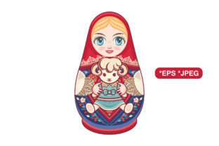 Download Matrioshka Babushka Doll Vector - Vector Collection