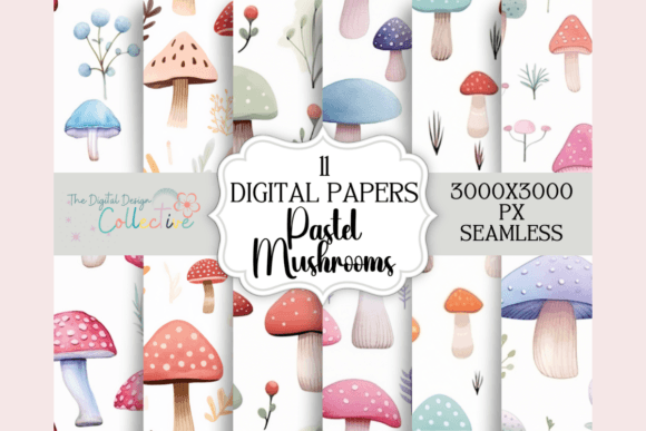 Download Pastel Cottage Core Mushroom Garden - Cottage core Collection